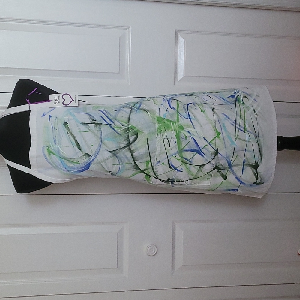Custom Painted Wearable Art Apron #2005